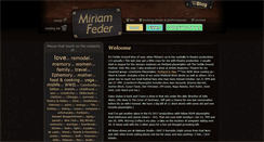 Desktop Screenshot of miriamfeder.com